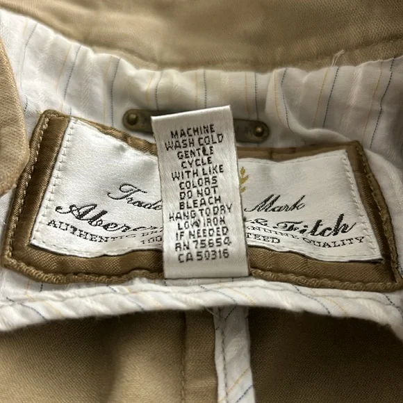 Women’s, Abercrombie & Fitch, Blazer style Shacket, Medium, Tan - Picture 7 of 11